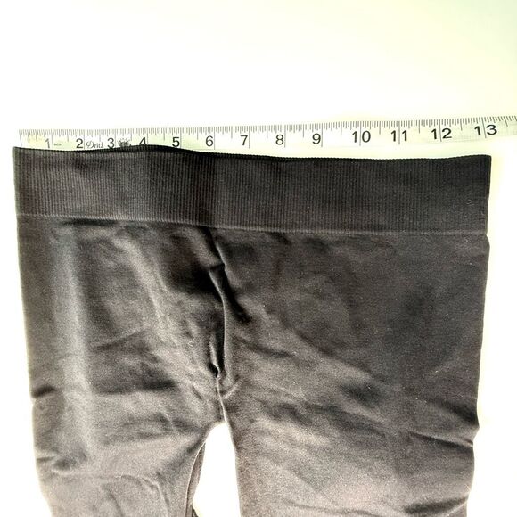 Shredded Black Ripped Leggings – Grunge Street Style Festival Pants OS - Picture 7 of 7